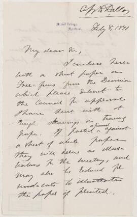 Letter, 8 February 1871