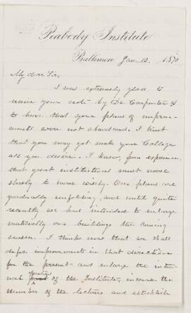 Letter, 12 January 1870
