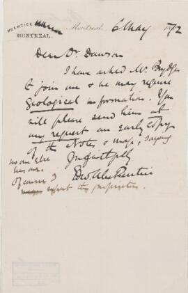 Letter, 6 May 1872
