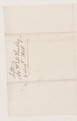 Letter, 4 August 1856