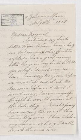 Letter, 20 July 1855