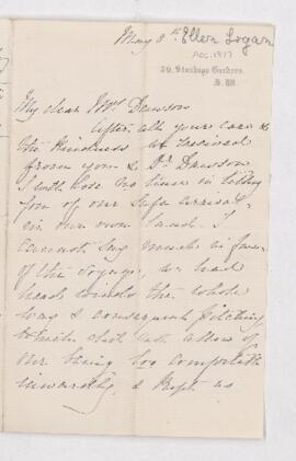 Letter, 8 May