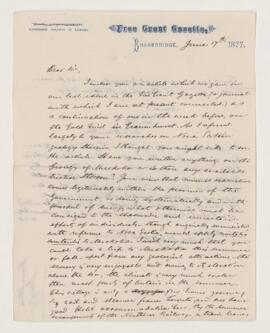 Letter, 17 June 1877