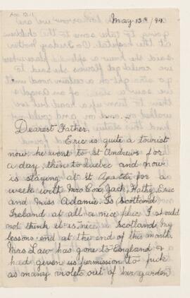 Letter, 13 May 1894
