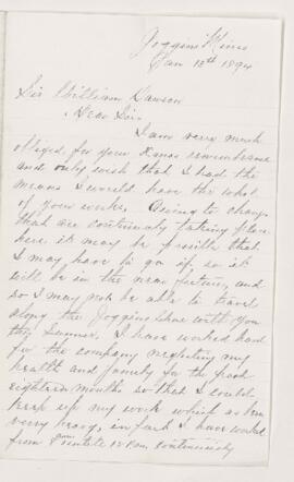 Letter, 13 January 1894