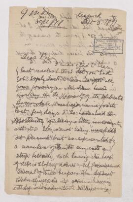 Letter, 3 September 1871