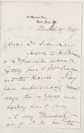 Letter, 1 May 1870