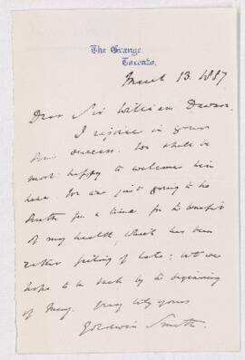 Letter, 13 March 1887