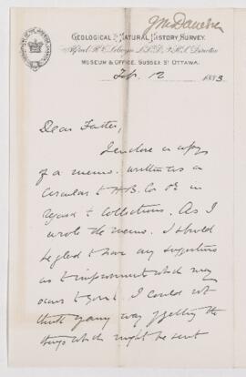 Letter, 12 February 1883
