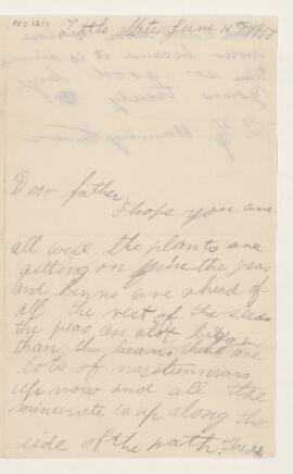 Letter, 11 June 1900