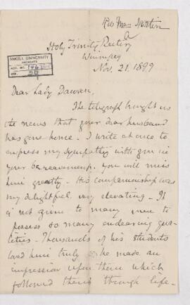 Letter, 21 November 1899