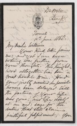 Letter, 11 June 1888