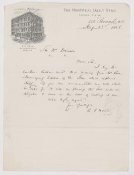 Letter, 23 August 1886