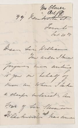 Letter, 20 October 1890