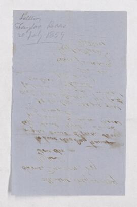 Letter, 20 July 1859