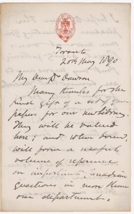 Letter, 20 May 1890