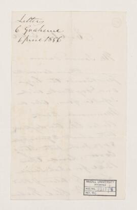 Letter, 6 June 1856