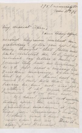 Letter, 10 June 1896