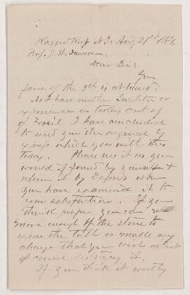 Letter, 21 August 1869