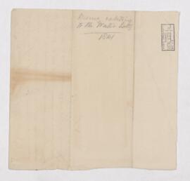 Memo possibly on navigation