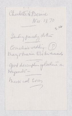 Letter, 28 November 1870