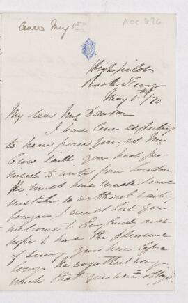 Letter, 6 May 1870