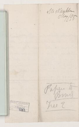 Letter, 11 May 1895