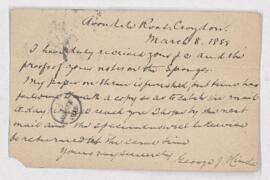 Letter, 8 March 1888