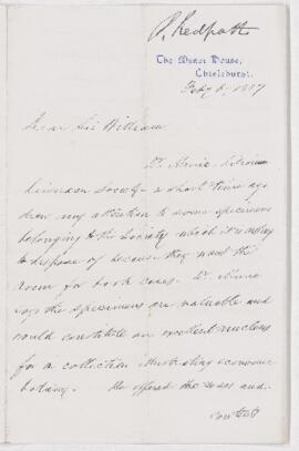 Letter, 6 February 1887