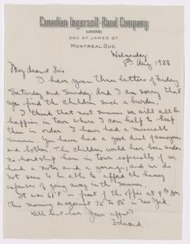 Letter, 8 August 1923