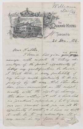 Letter, 20 December 1886