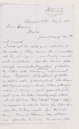 Letter, 12 November 1879