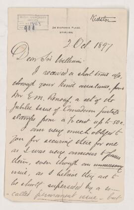 Letter, 2 October 1897