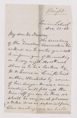 Letter, 13 December 1882