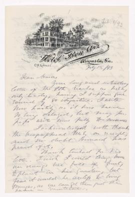Letter, 18 February 1893