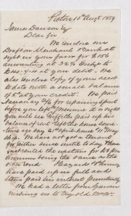 Letter, 10 August 1859