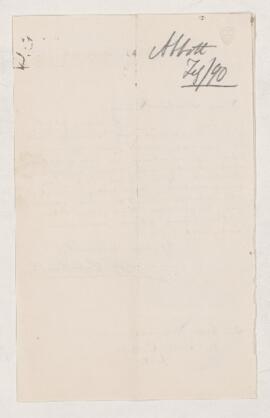 Letter, 7 February 1890