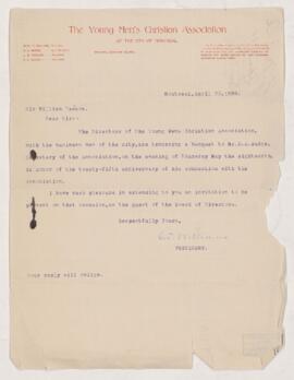 Letter, 20 April 1899