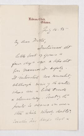 Letter, 14 July 1895