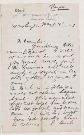 Letter, 20 March 1876