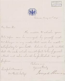 Letter, 20 May 1871