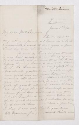 Letter, 1 June 1880