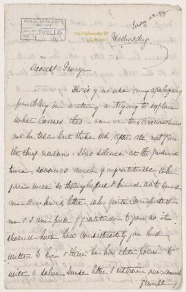 Letter, 22 May 1898