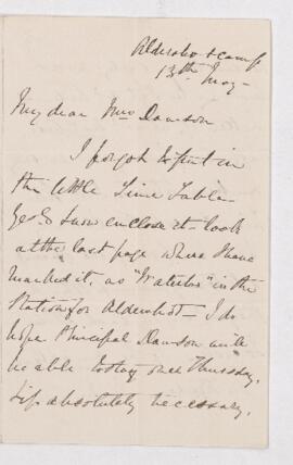 Letter, 13 May 1870