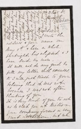 Letter, 15 May