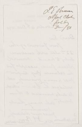 Letter, 4 December 1890