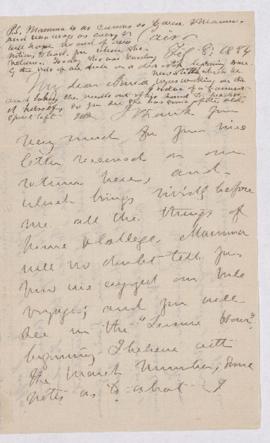 Letter, 8 February 1884