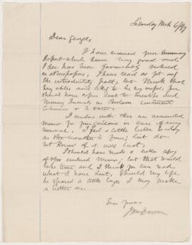 Letter, 6 March 1897