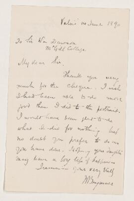 Letter, 14 June 1890