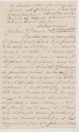 Letter, 31 March 1870